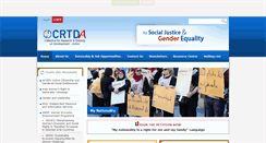 Desktop Screenshot of crtda.org.lb