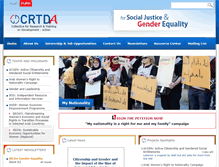 Tablet Screenshot of crtda.org.lb